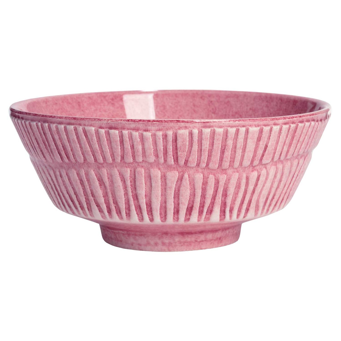 Stripes Bowl 50 cl, Pink