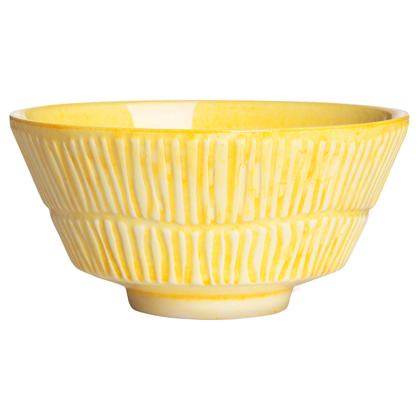 Stripes Bowl, Yellow 60 cl