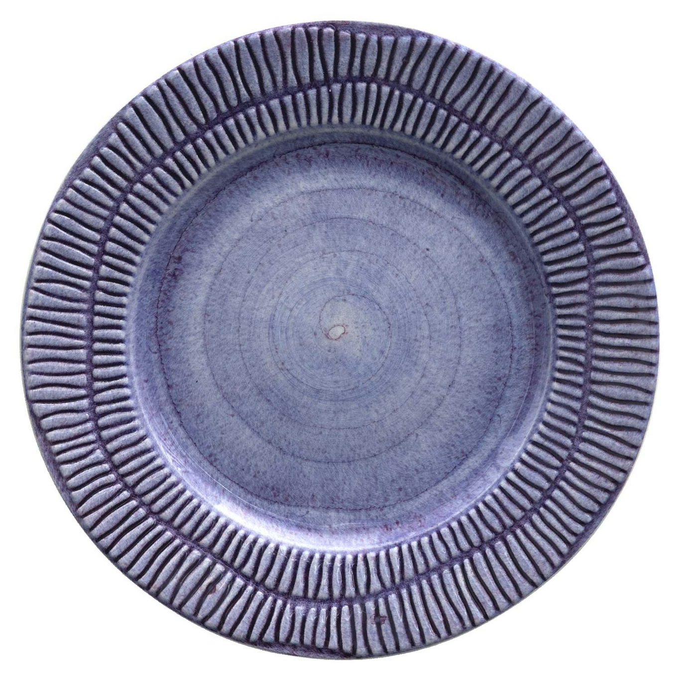 Stripes Plate 21 cm, Violet