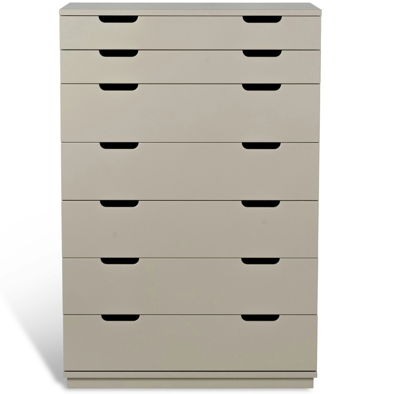 Aoko Chest Of Drawers With 7 Drawers, Beige
