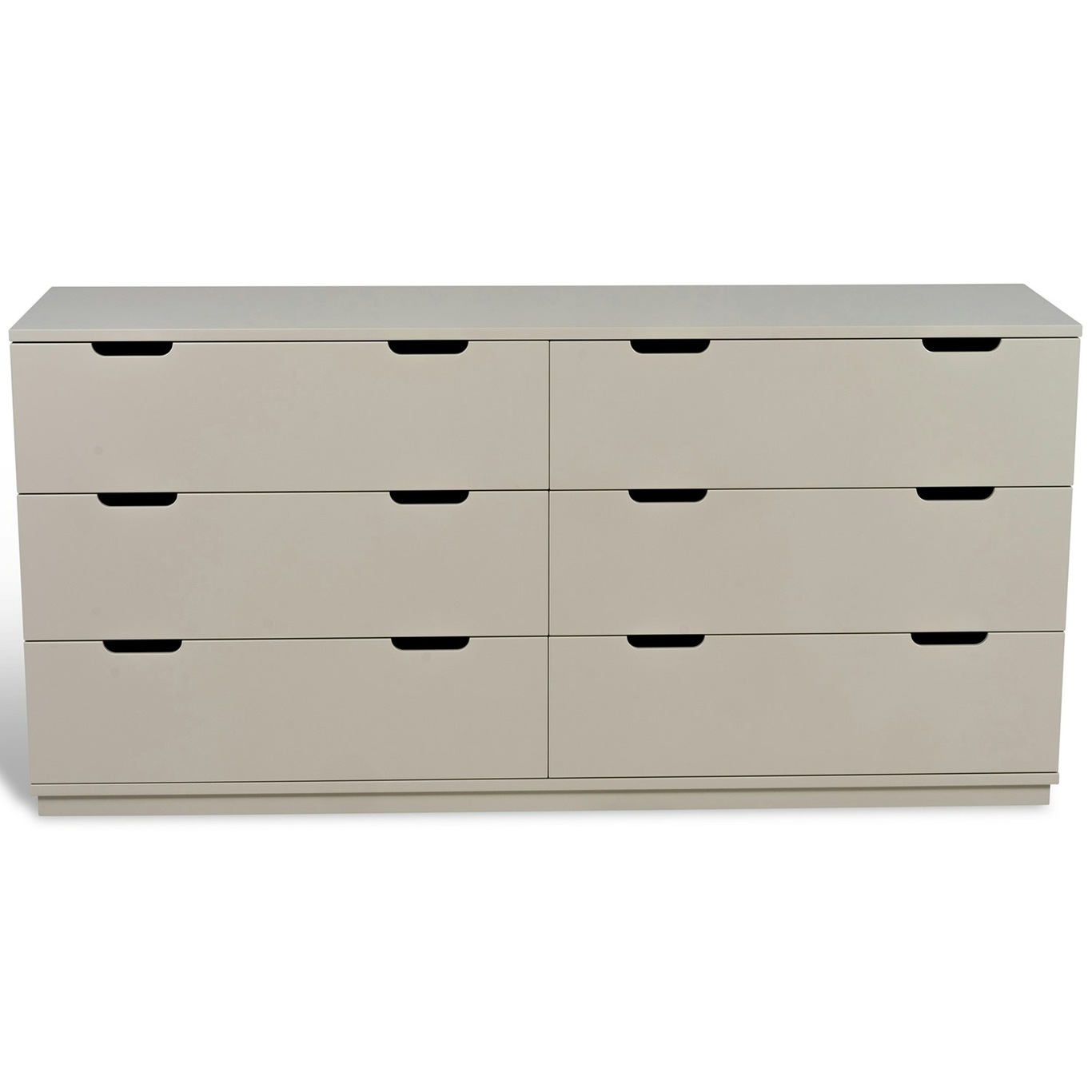 Aoko Chest Of Drawers With 6 Drawers, Beige