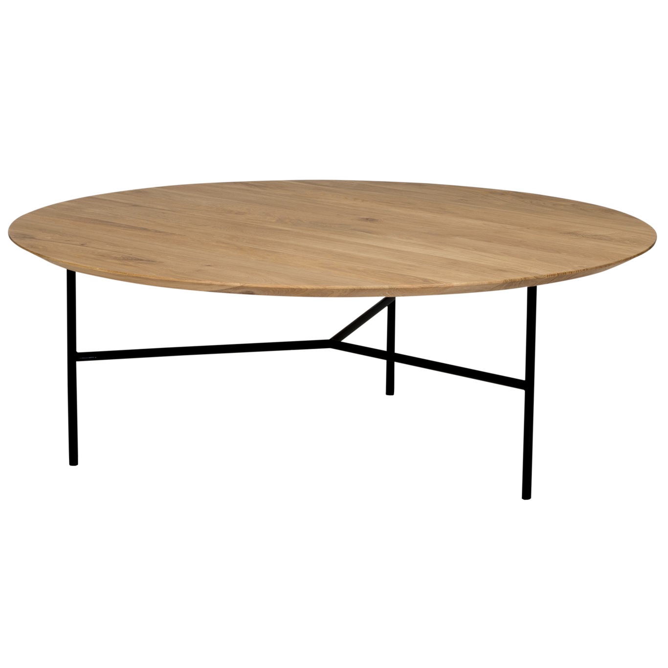 Tribeca Coffee Table Lacquered Oak / Black, 110 cm