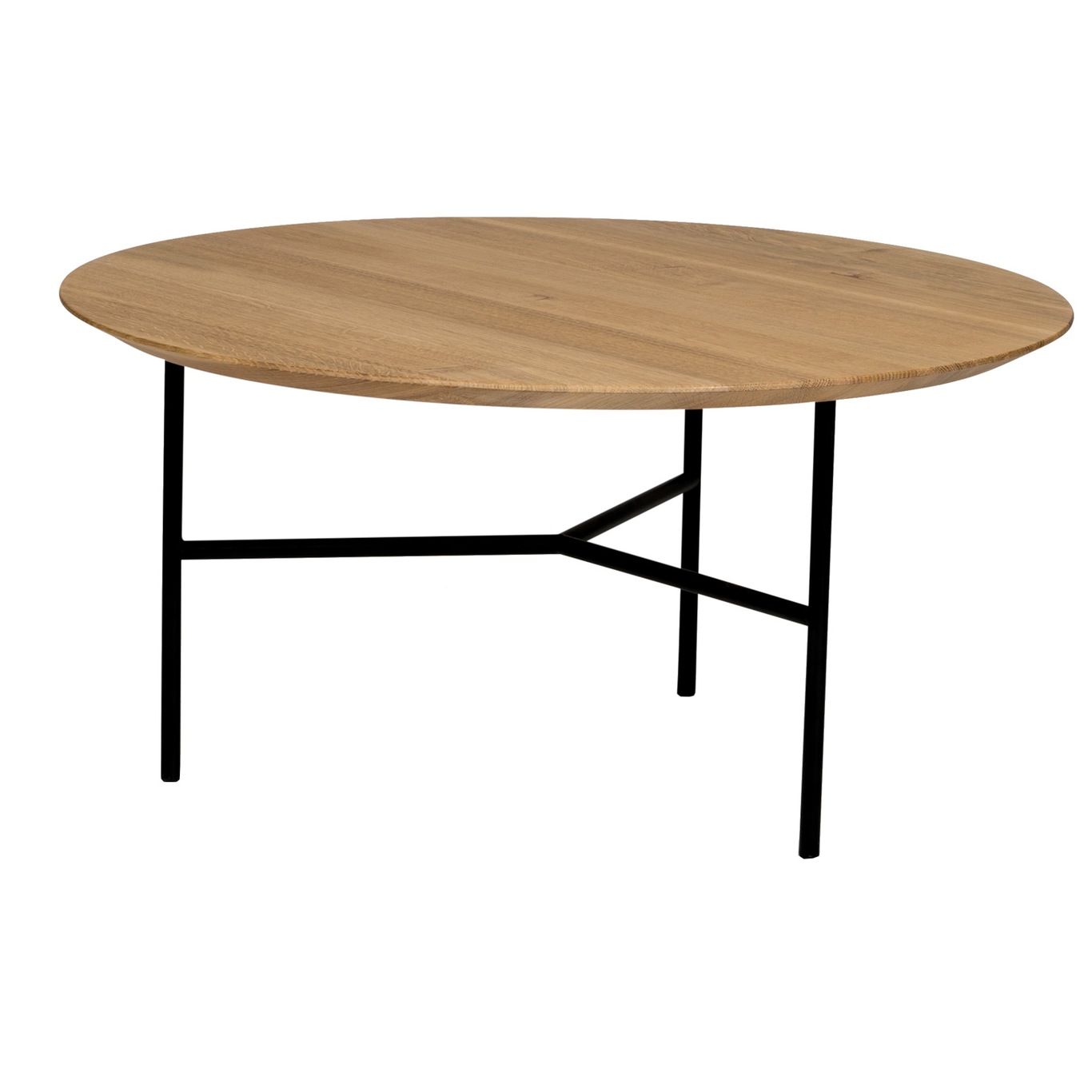 Tribeca Coffee Table Lacquered Oak / Black, 80 cm