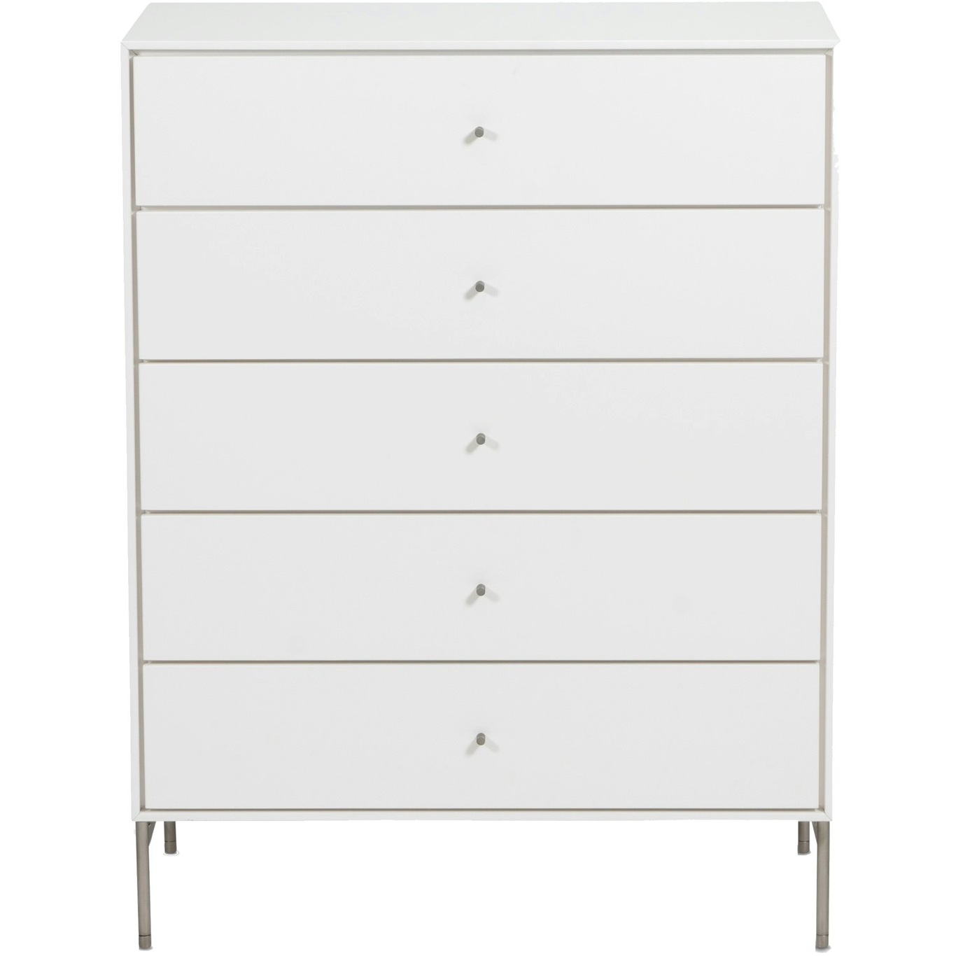 Volt Chest of Drawers 5 drawers, White Lacquer