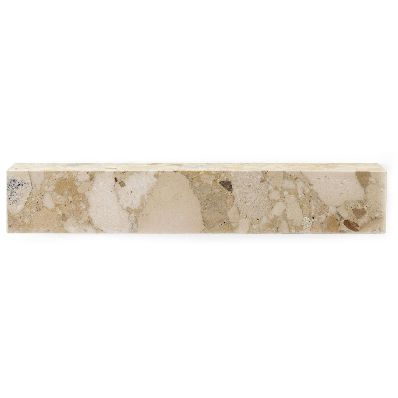 Plinth Shelf 60 cm, Kunis Breccia Marble