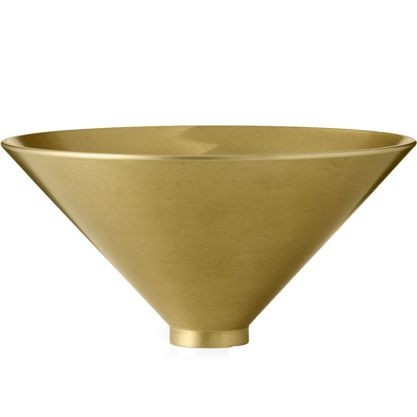 Taper Bowl 26 cm, Brass