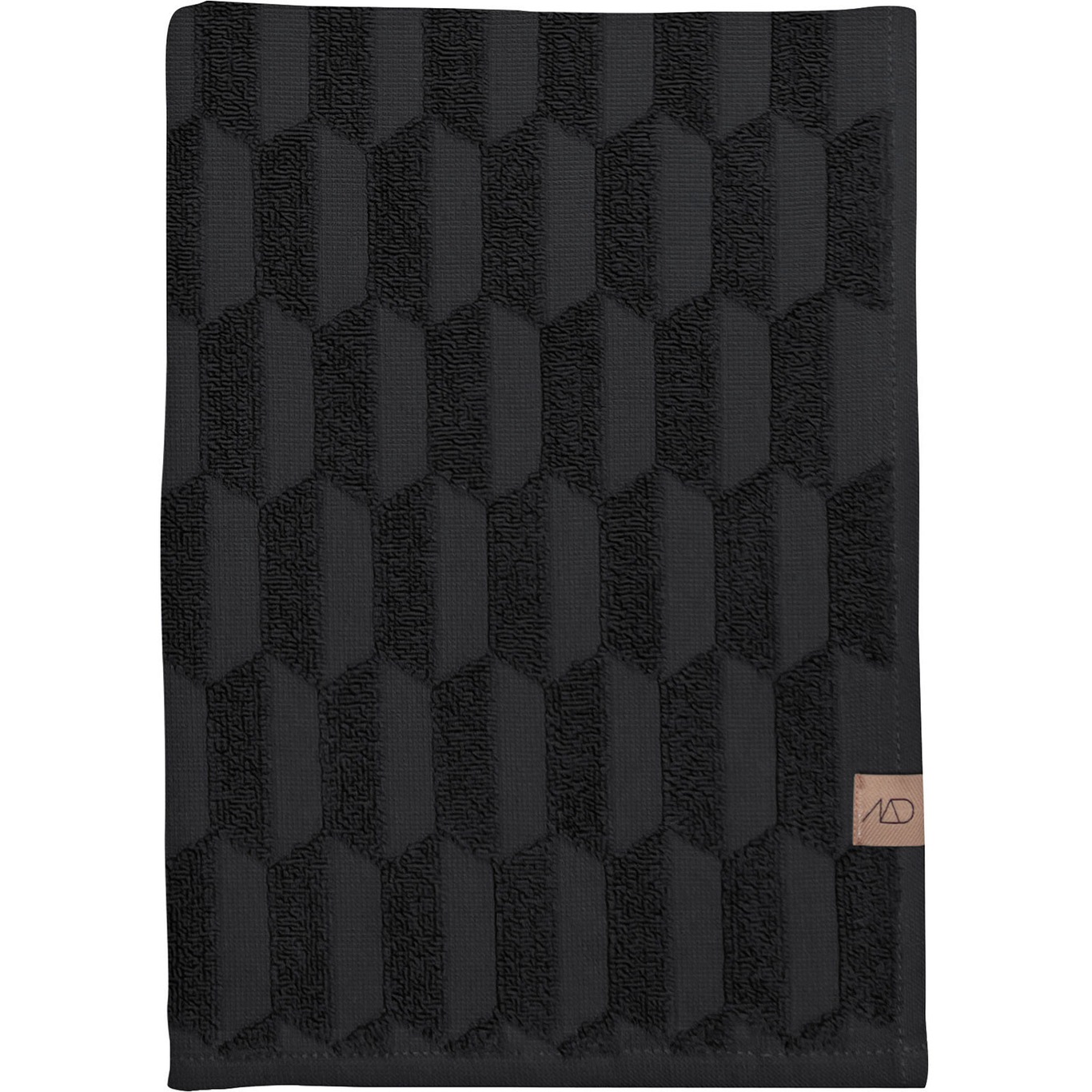 GEO Towel Black, 35x55 cm