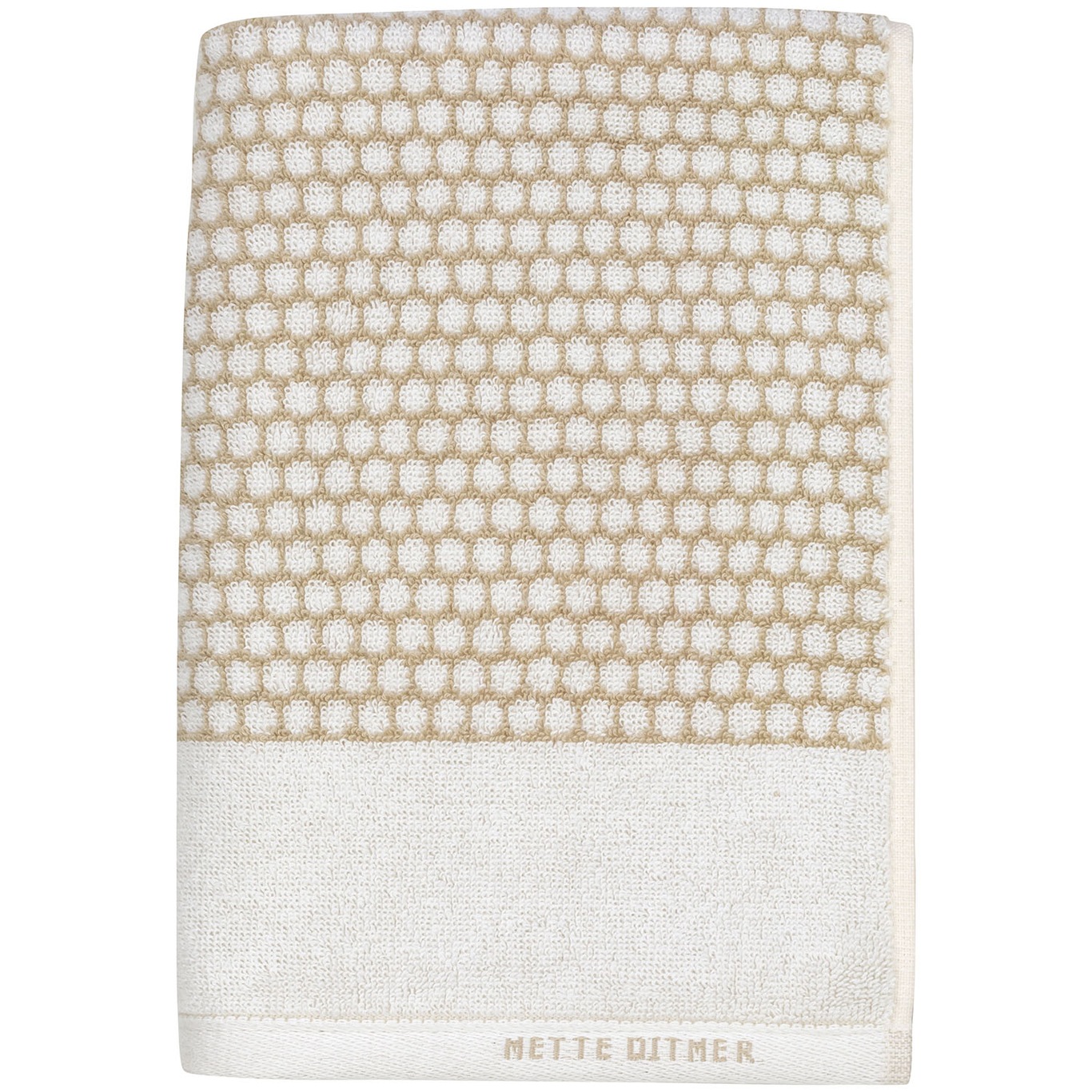 Grid Towel Sand, 100x50 cm