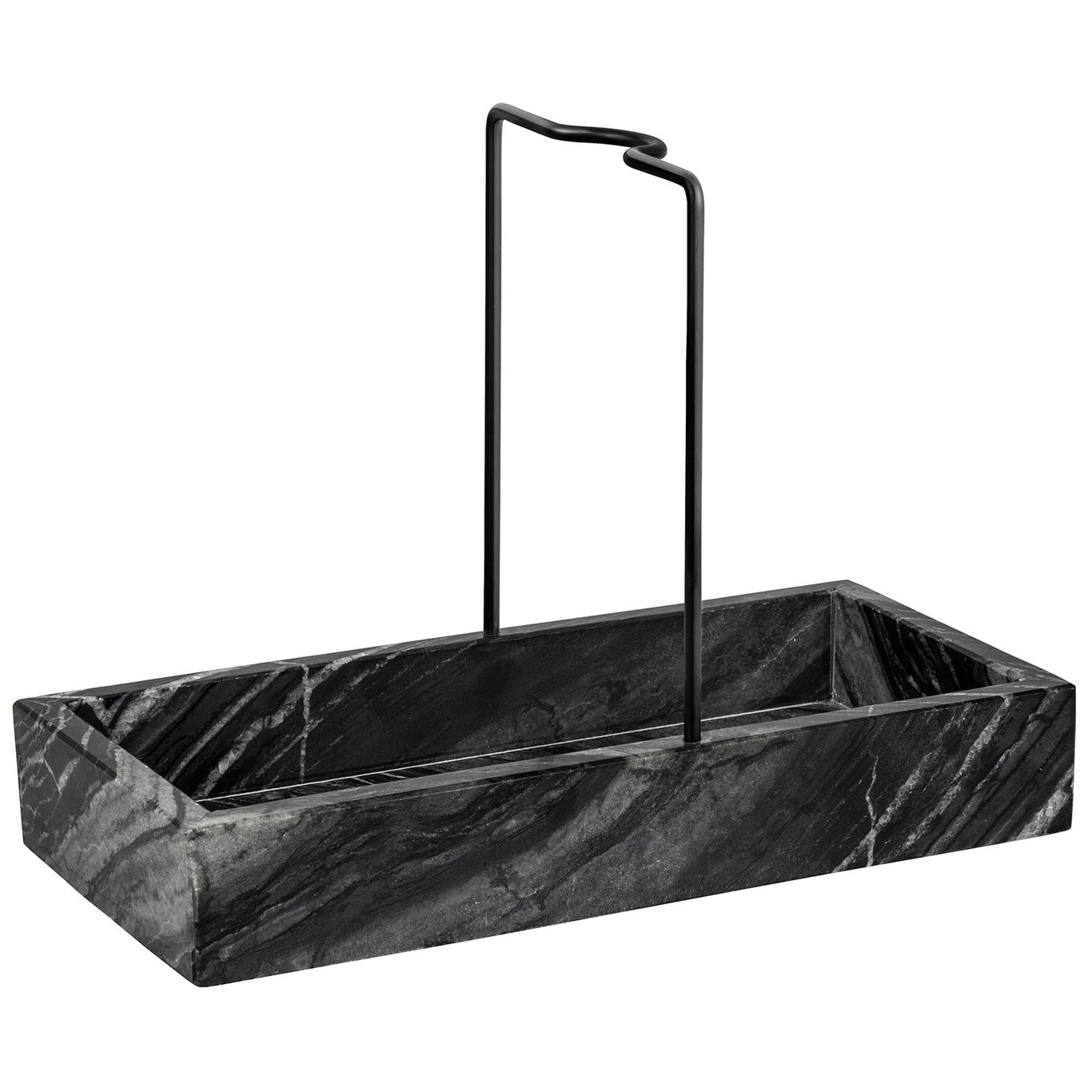 MARBLE Tray For Dish Soap, Black