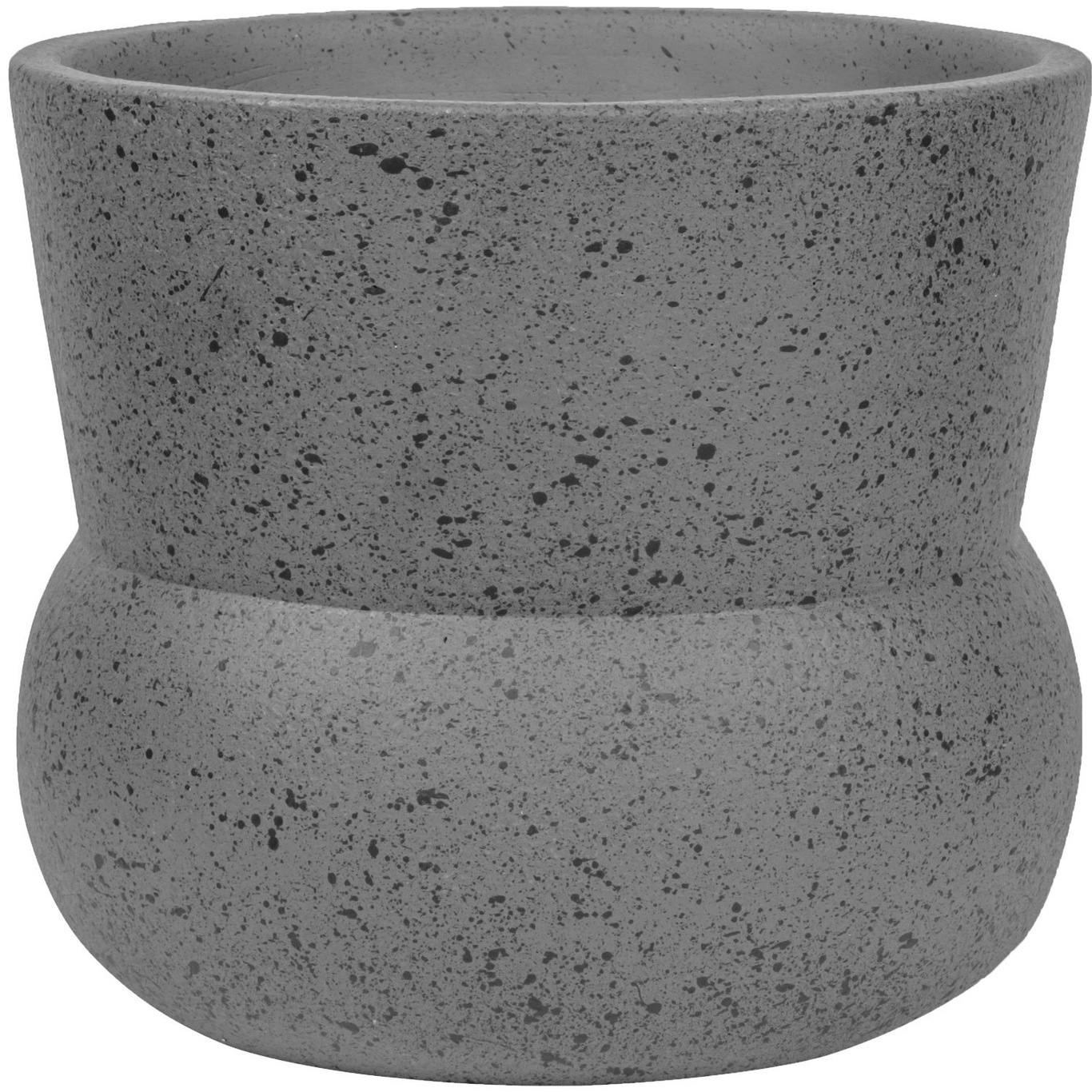 Stone Pot Ø17 cm, Grey
