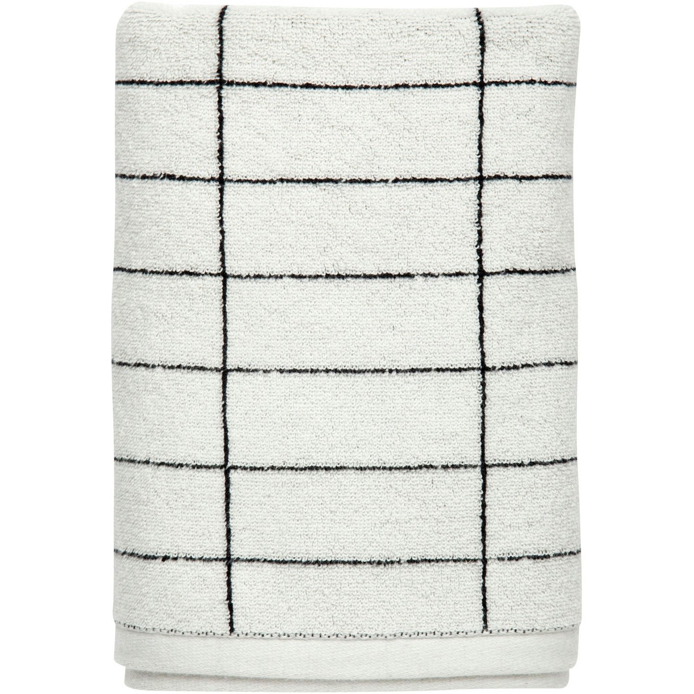 Tile Guest Towel 38x60 cm 2-pack, Black / Off-white