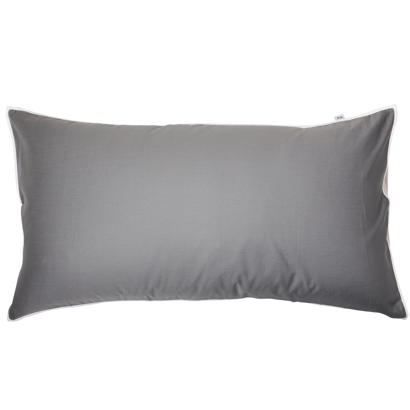 Duetto Pillowcase Grey/Beige, 50x90 cm