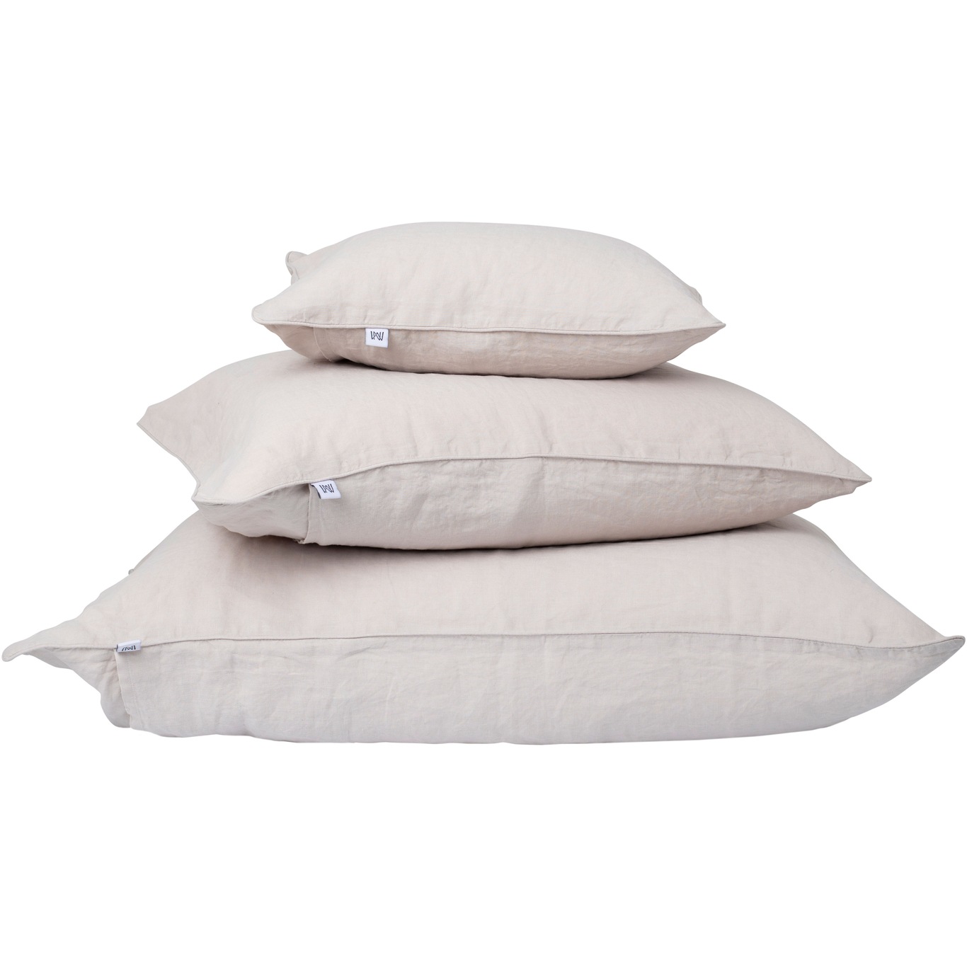 Lino Pillowcase Sand, 50x70 cm
