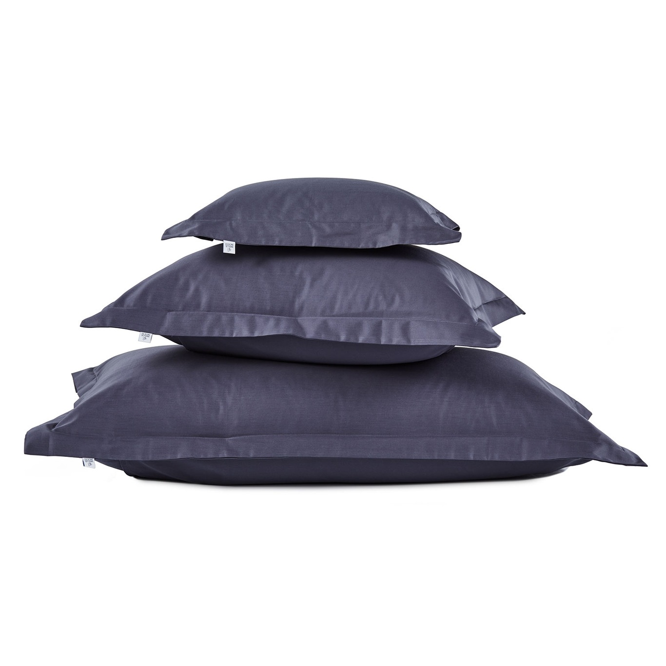 Satina Pillowcase Dark Grey, 60x63 cm
