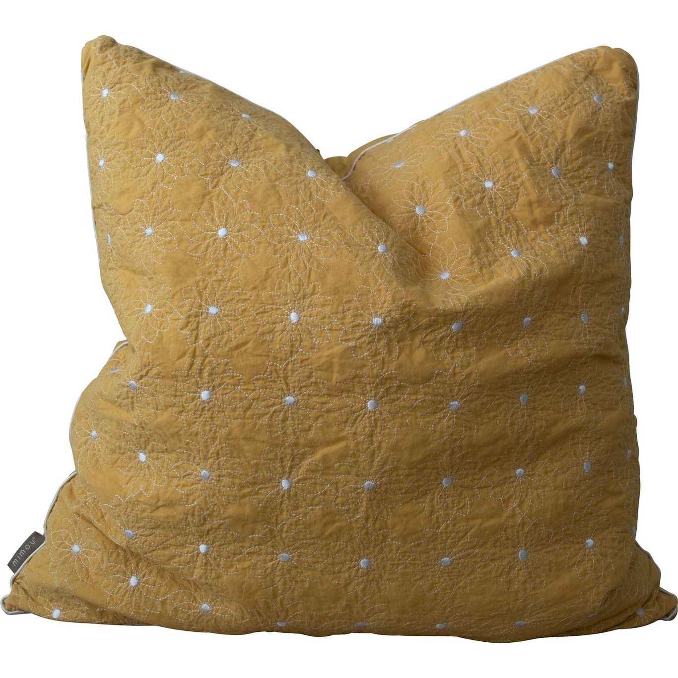 Blomquilt Pillow 60x60 cm, Straw Yellow