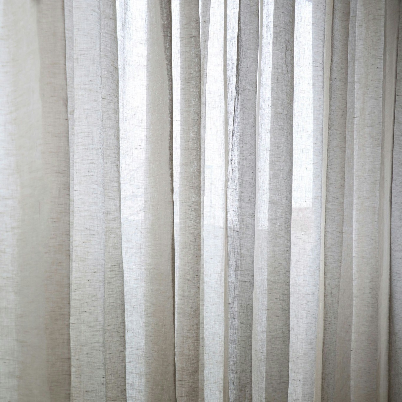 Kelly Curtain Linen Double Width Sand Nature, 293x290 cm