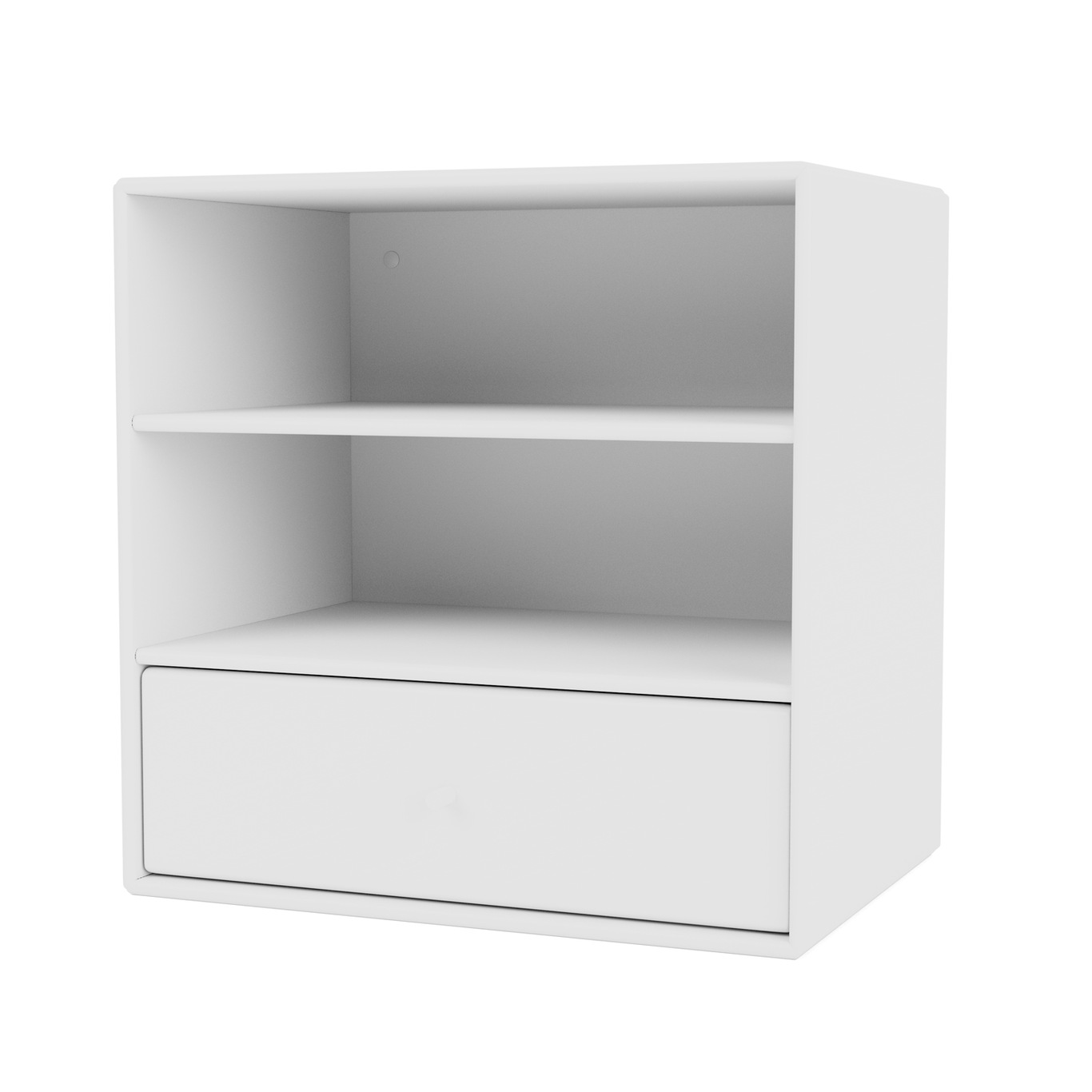 Mini 1005 Shelf With One Drawer, New White