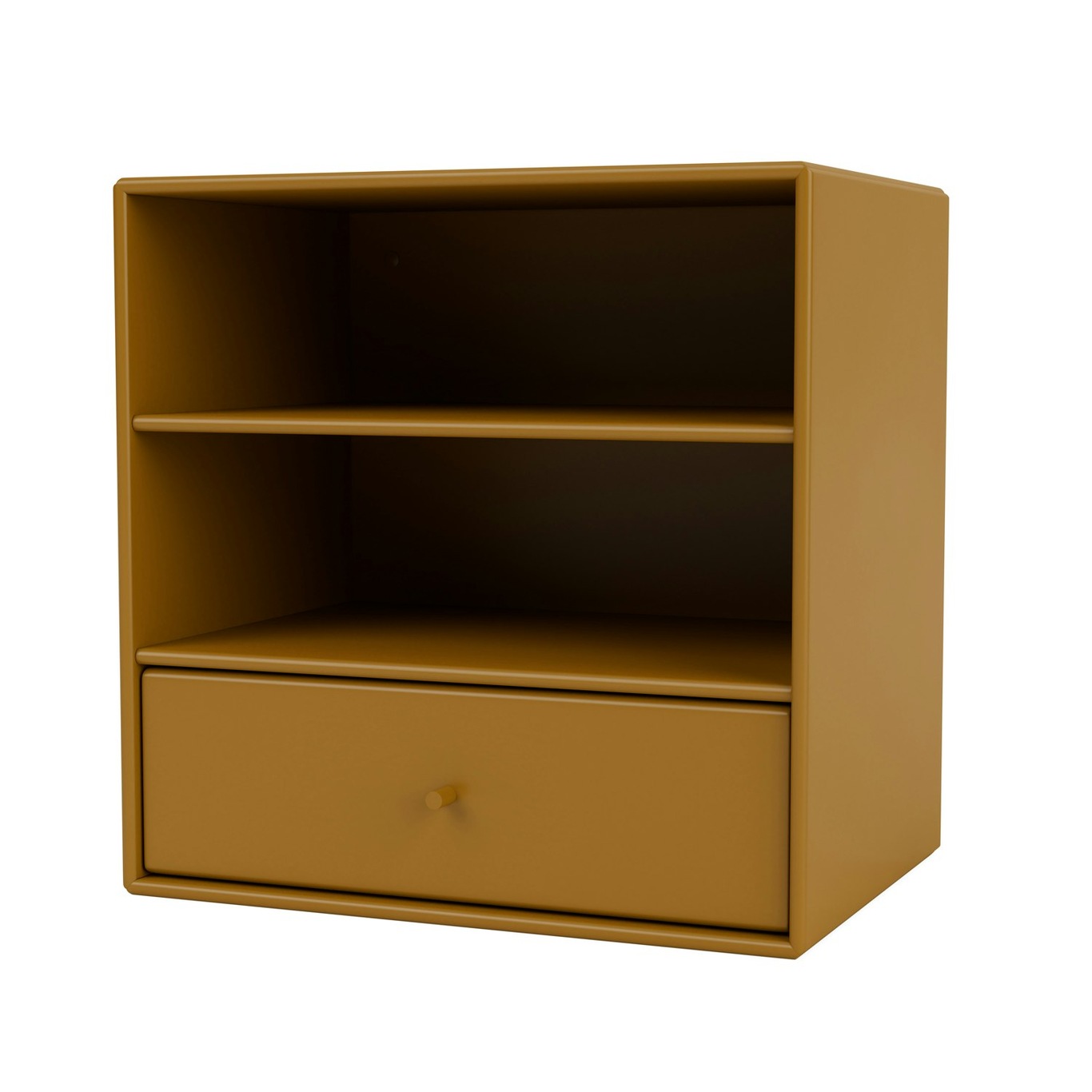 Mini 1005 Shelf With One Drawer, Amber