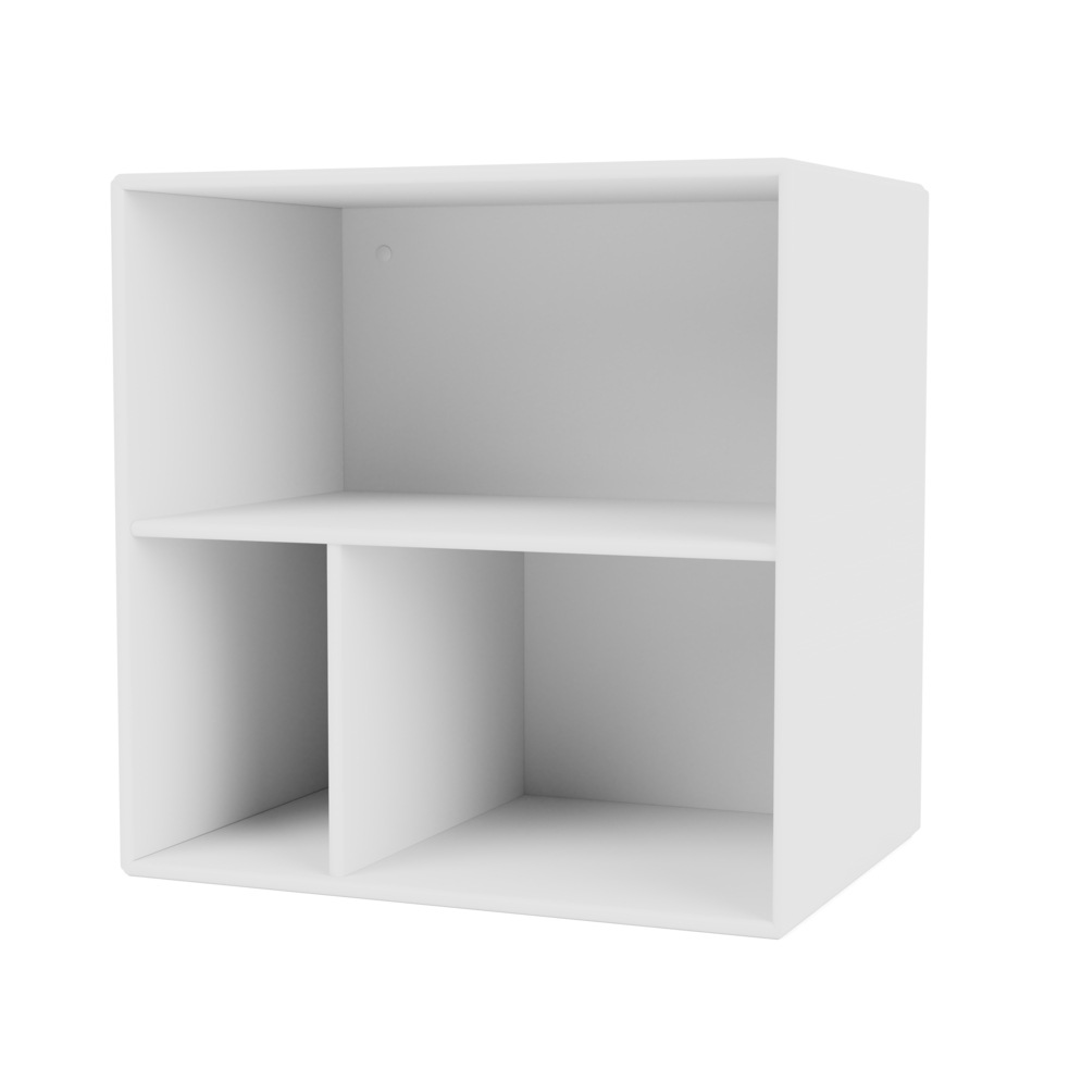 Mini 1102 Shelf With Compartments, New White
