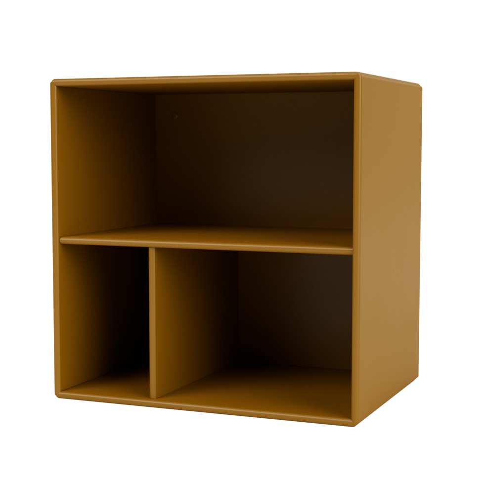 Mini 1102 Shelf With Compartments, Amber
