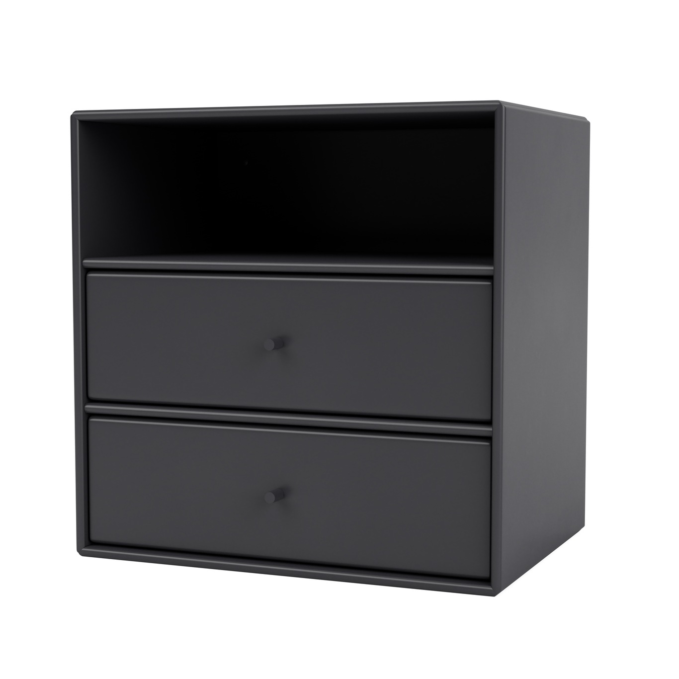 Mini 1006 Shelf With Two Drawers, Anthracite
