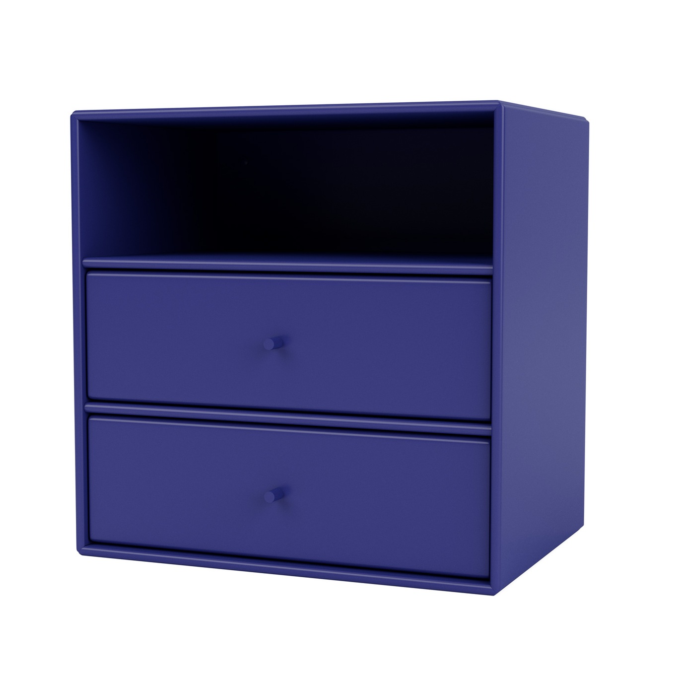 Mini 1006 Shelf With Two Drawers, Monarch