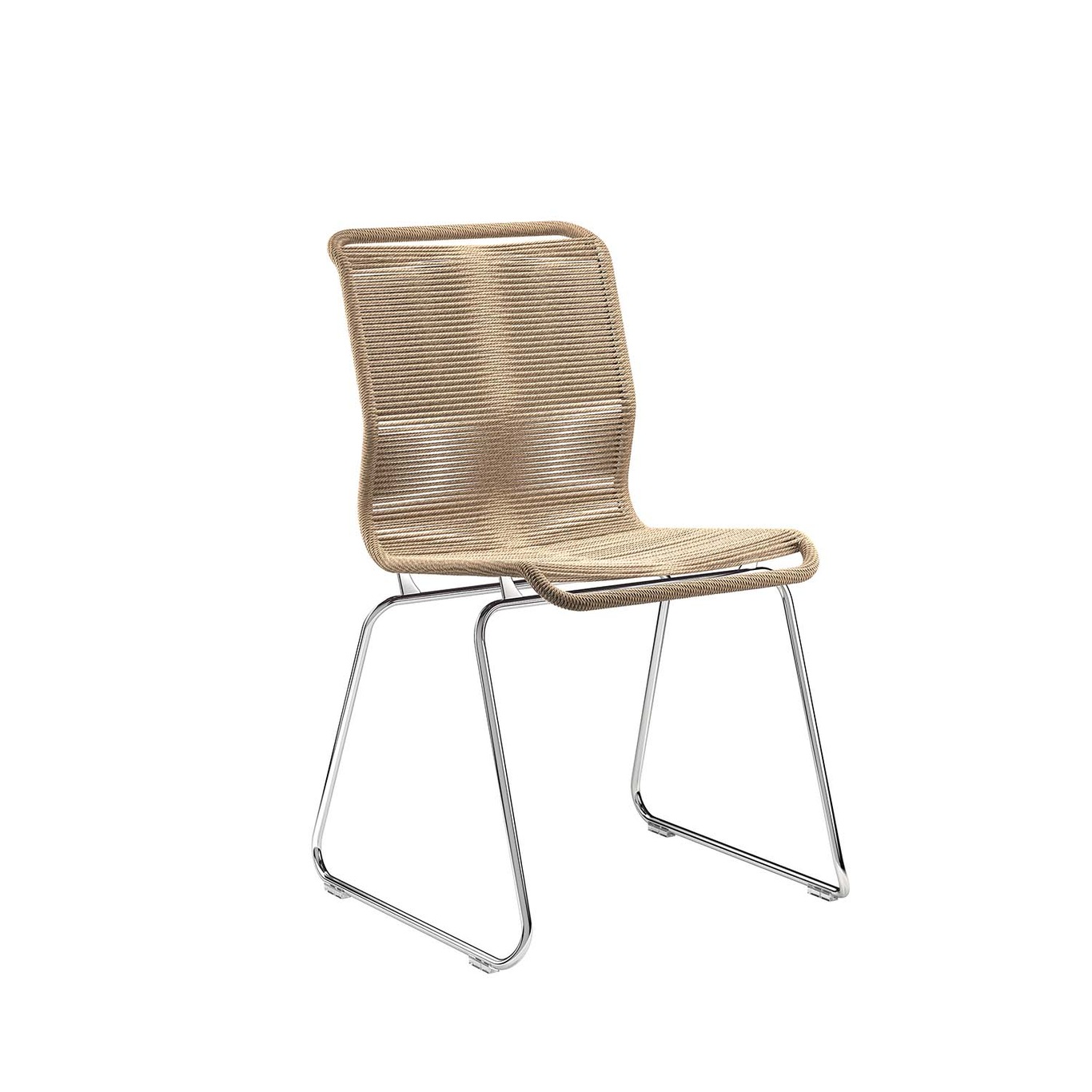 Panton One Chair, Natural Paper / Chrome