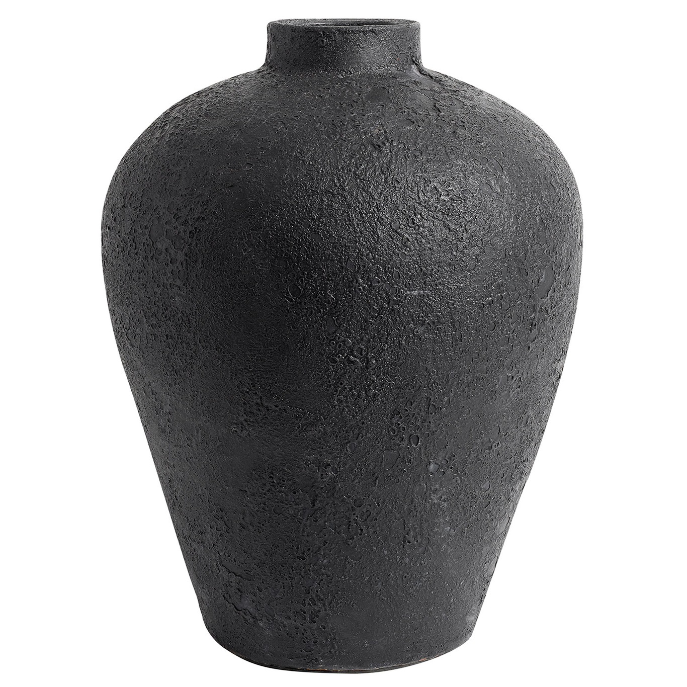 Luna Decorative Pot Black, 40 cm