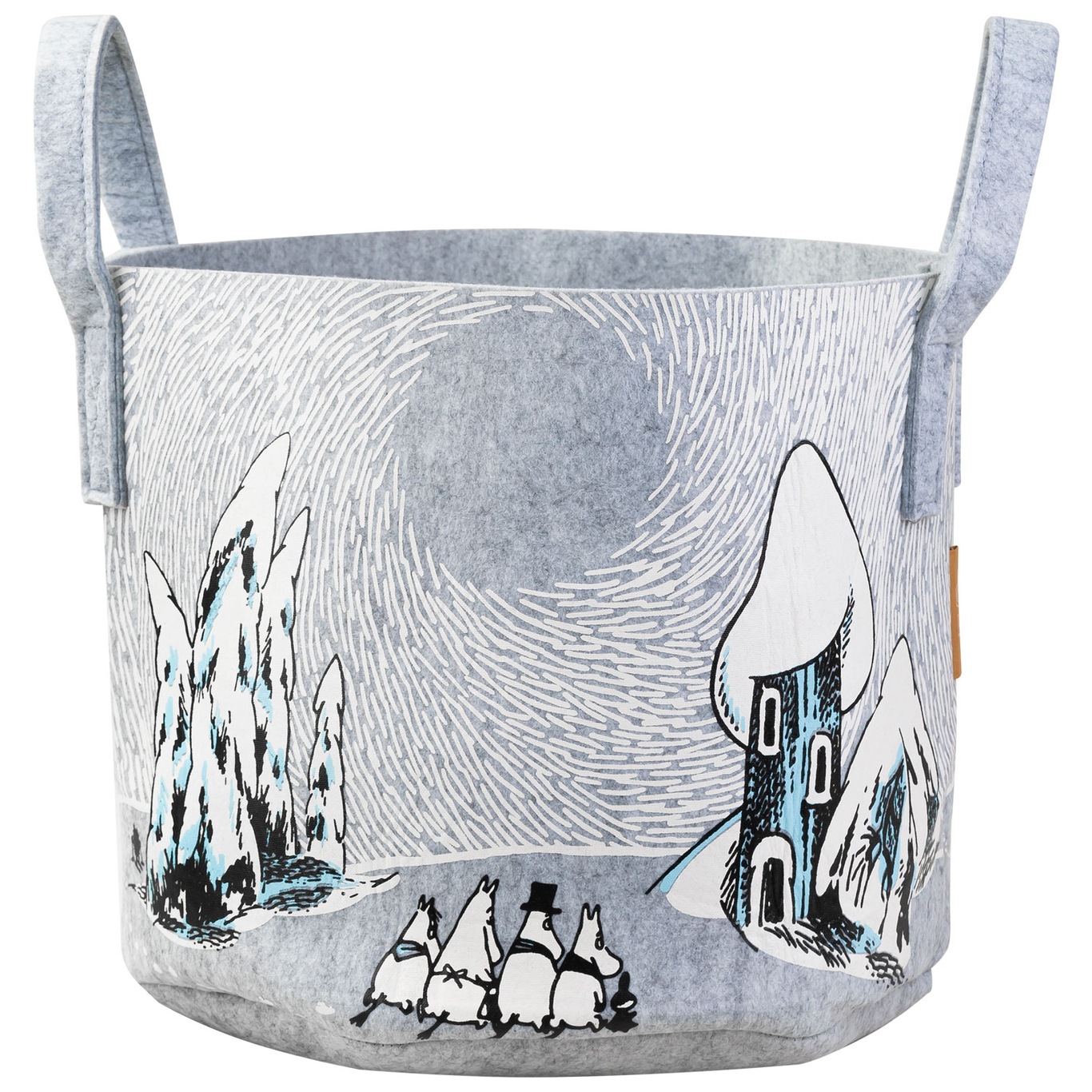 Moomin Storage Basket 30 L, Snowy Valley