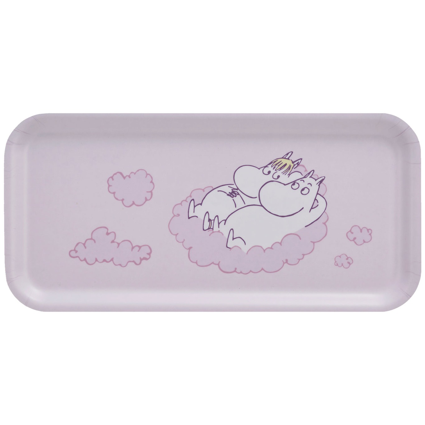 Moomin Tray 13x27 cm, The Clouds