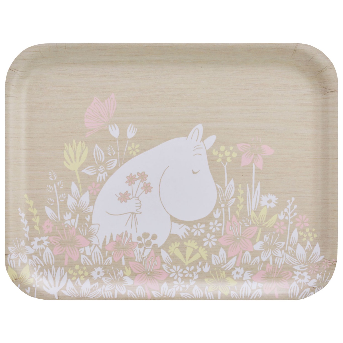Moomin Tray 28x36 cm, Flower Fields