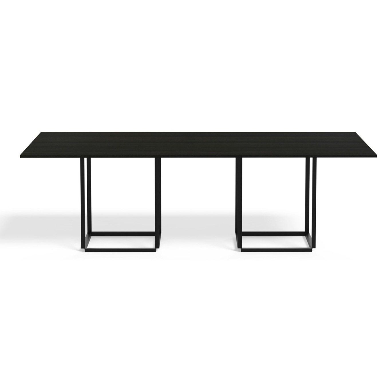 Florence Dining Table Rectangular, Black Stained Ash