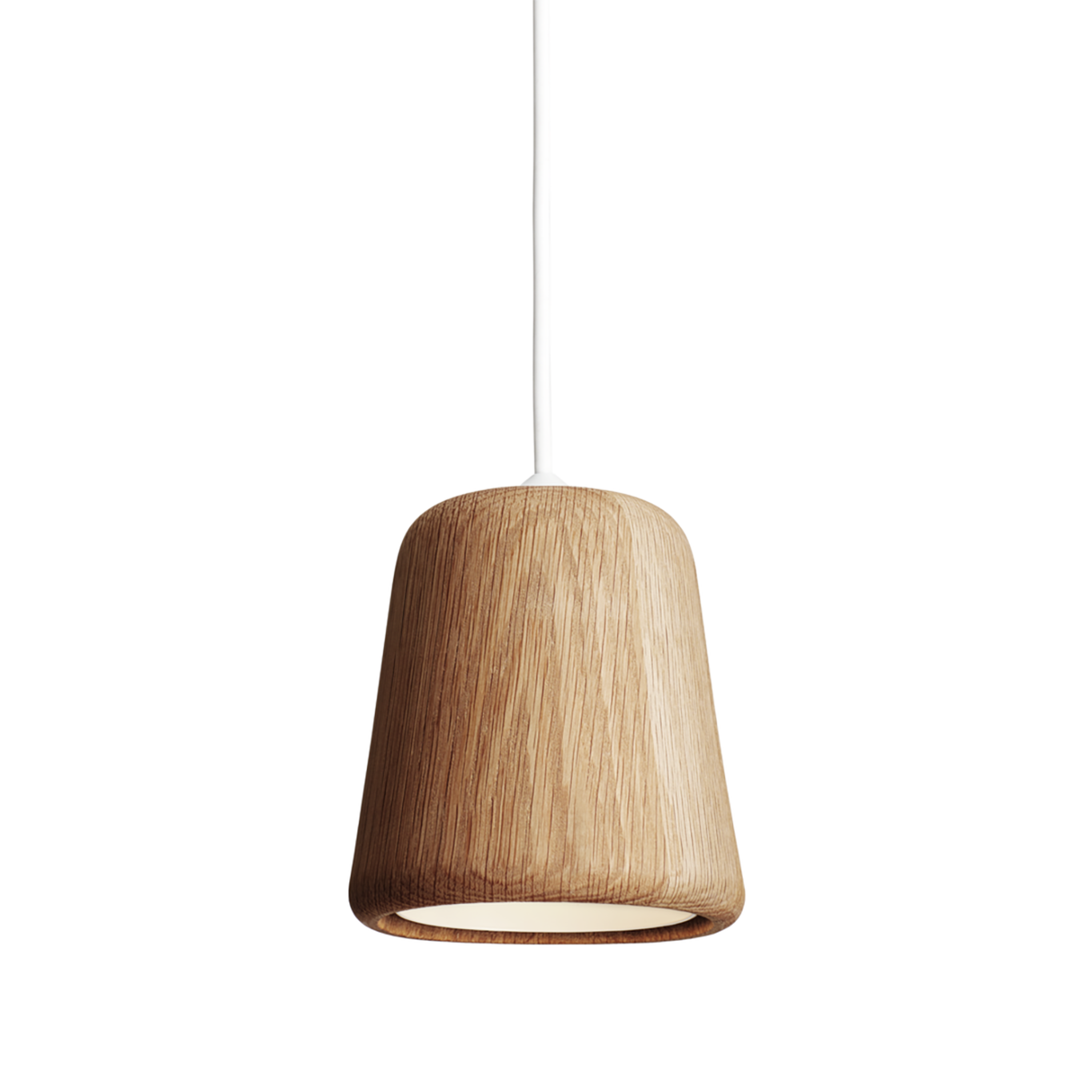Material Pendant Lamp,  White / Oak