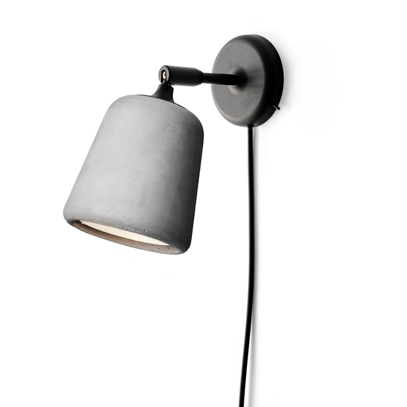 Material Wall Lamp, Light Grey Concrete