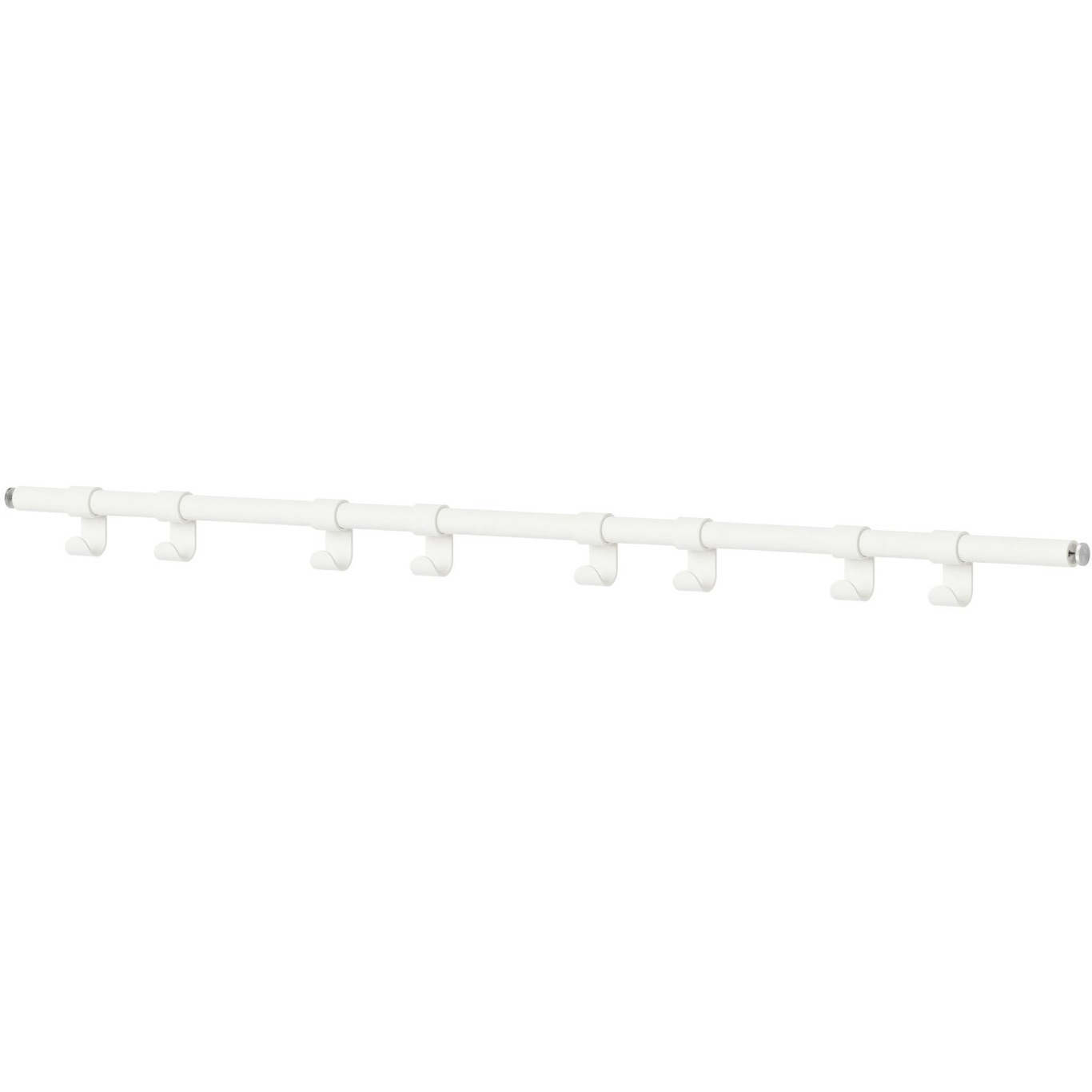 Rack With Hooks, White