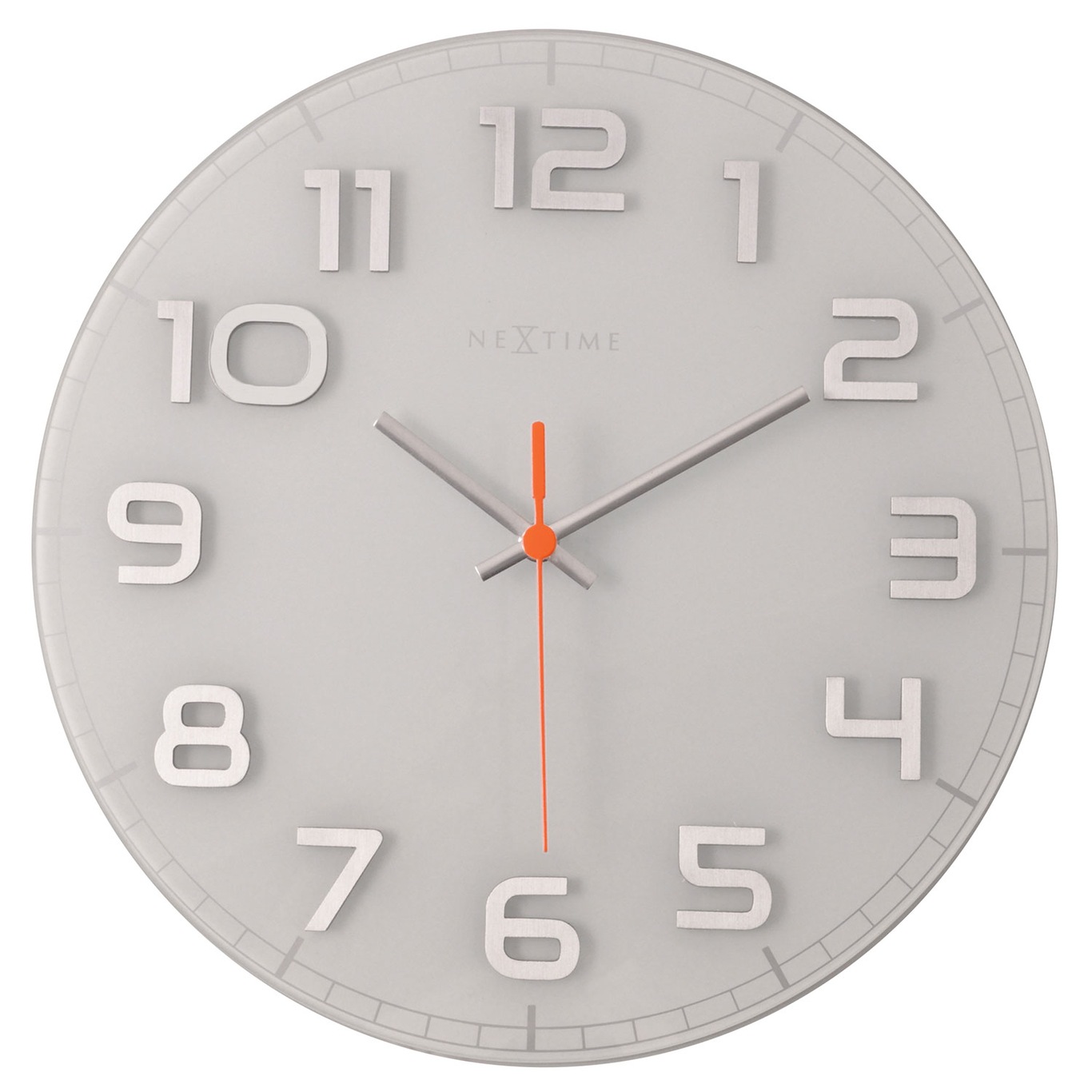Classy Round Wall Clock Ø30cm, White
