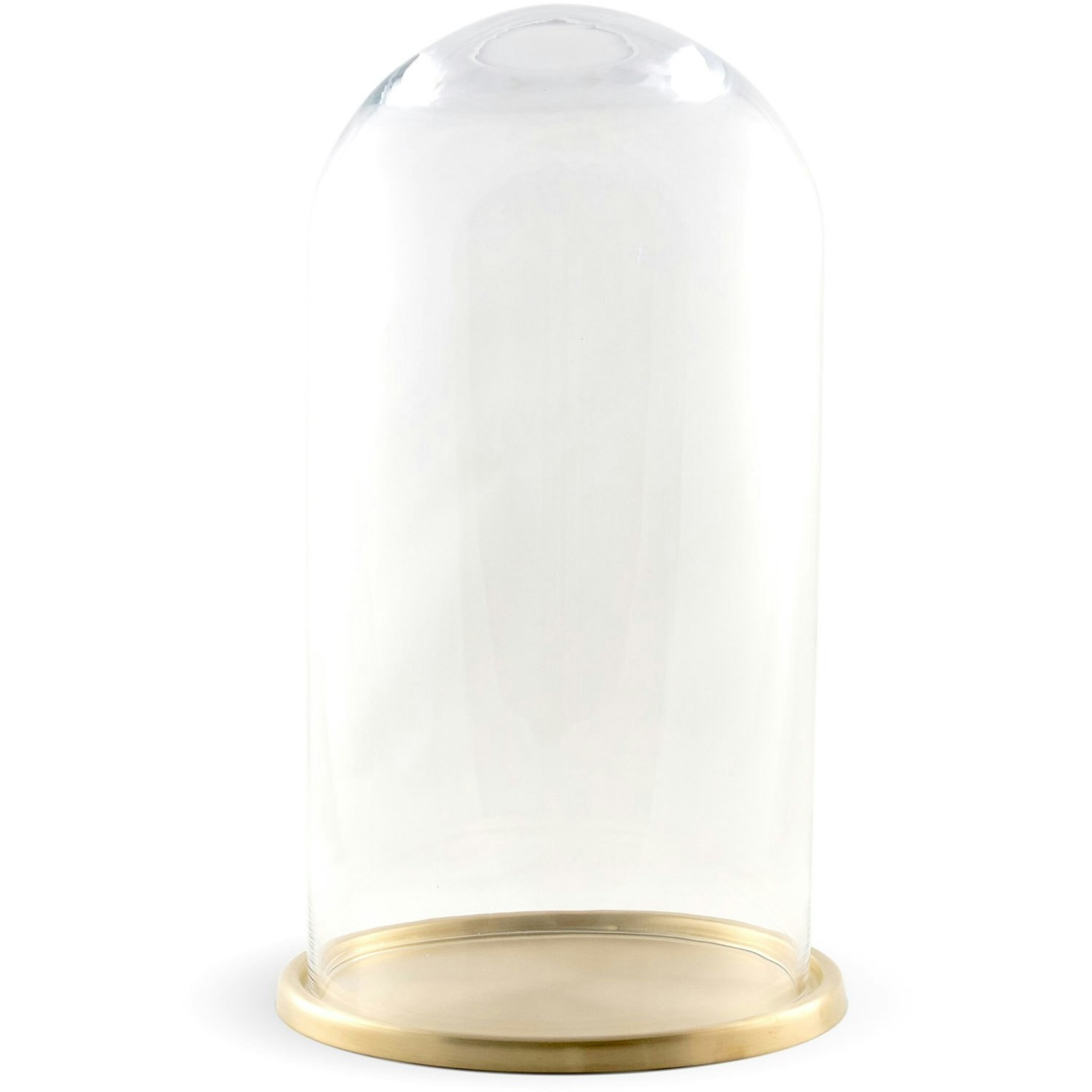Embellish Dome H21 cm, Brass / Glass