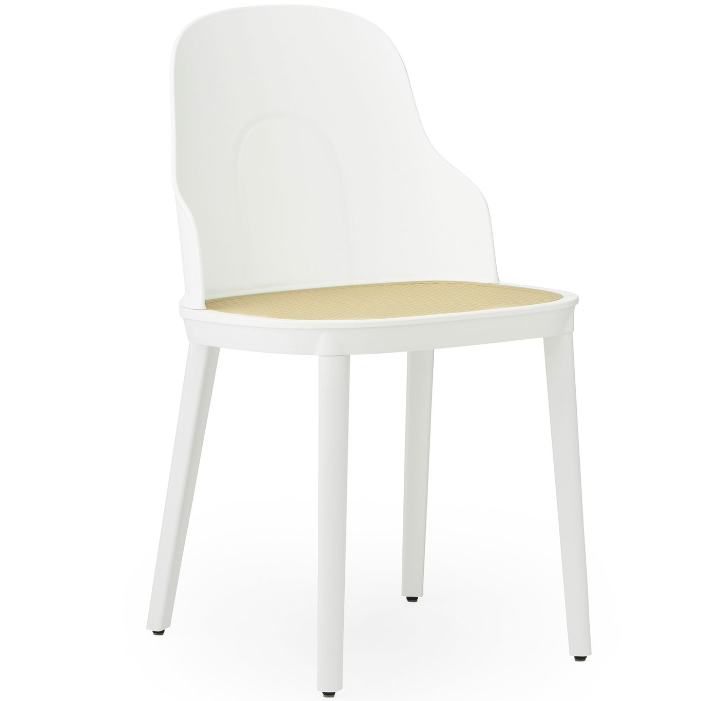 Allez Chair With Moulded Weave, White