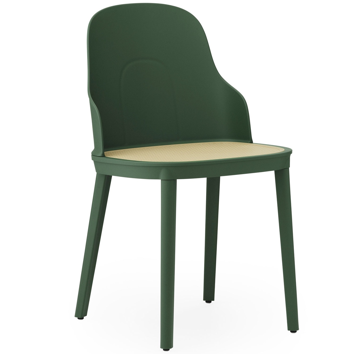 Allez Chair With Moulded Weave, Park Green