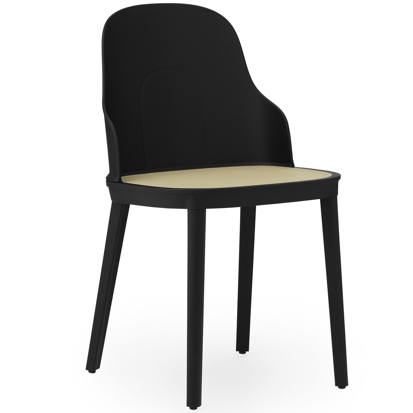 Allez Chair With Moulded Weave, Black