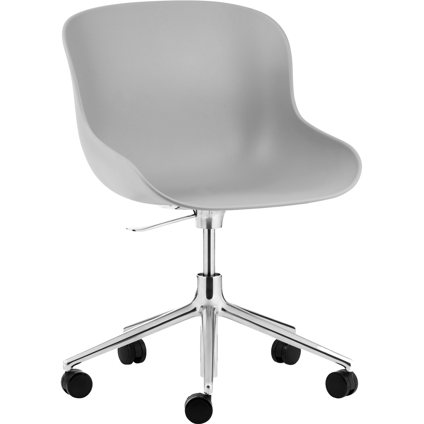 Hyg Swivel Chair 5W, Aluminium/Grey