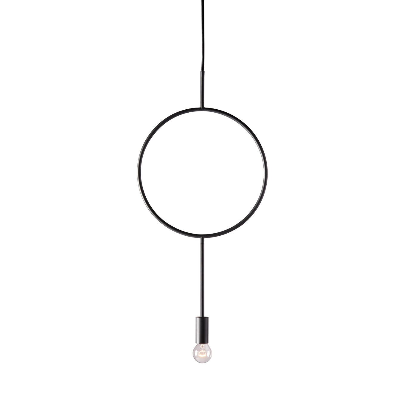 Circle Pendant Lamp, Dark Grey