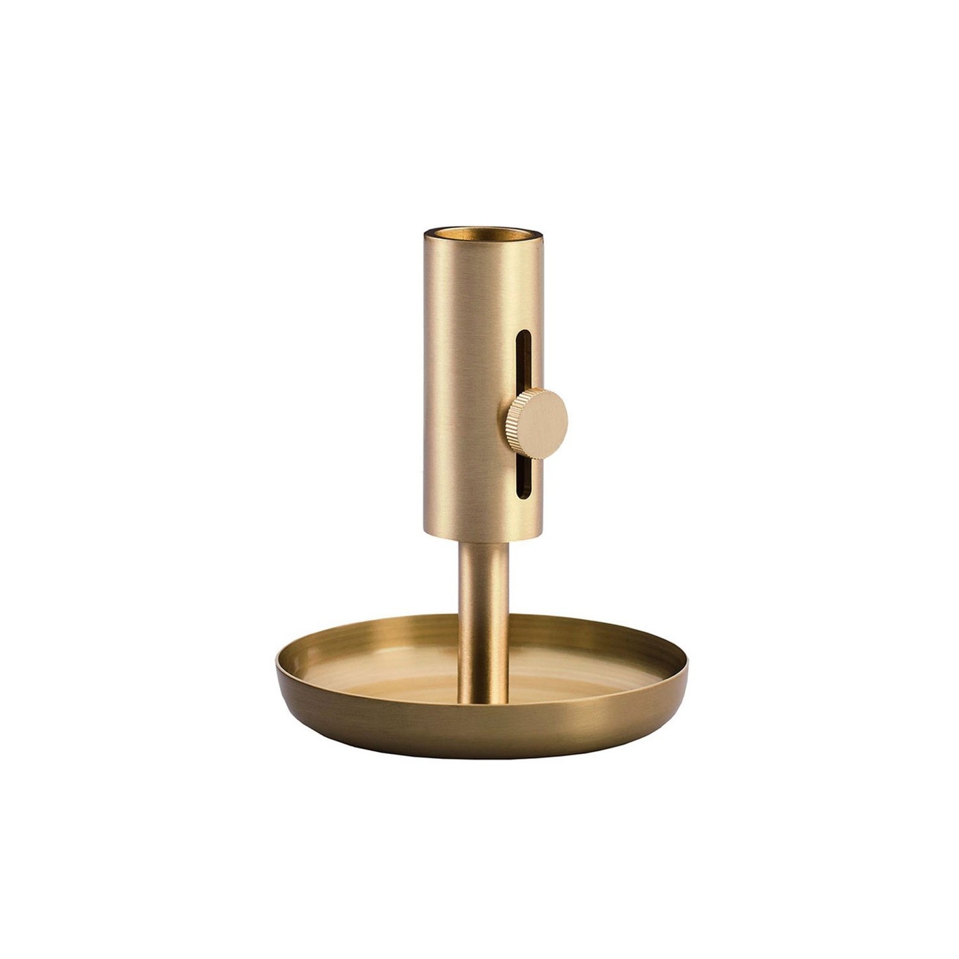 Granny Candle Holder Low, Brass
