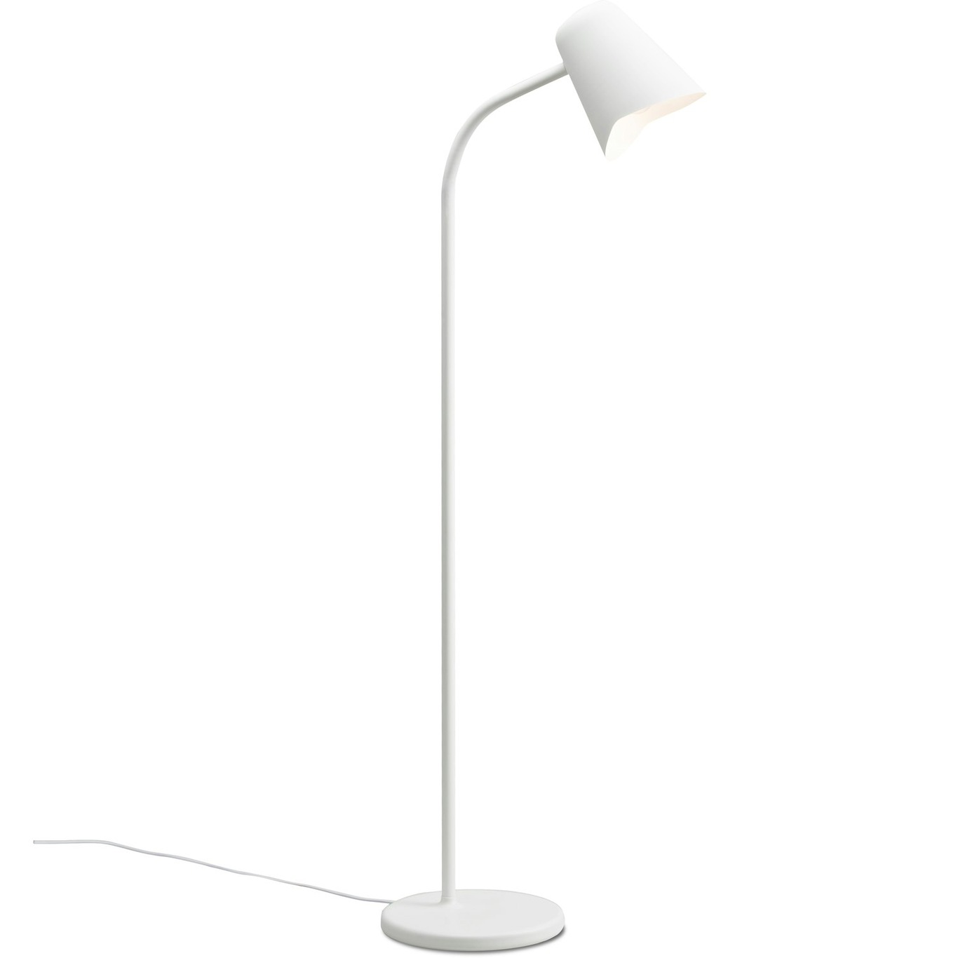 Me Floor Lamp With Dimmer, White