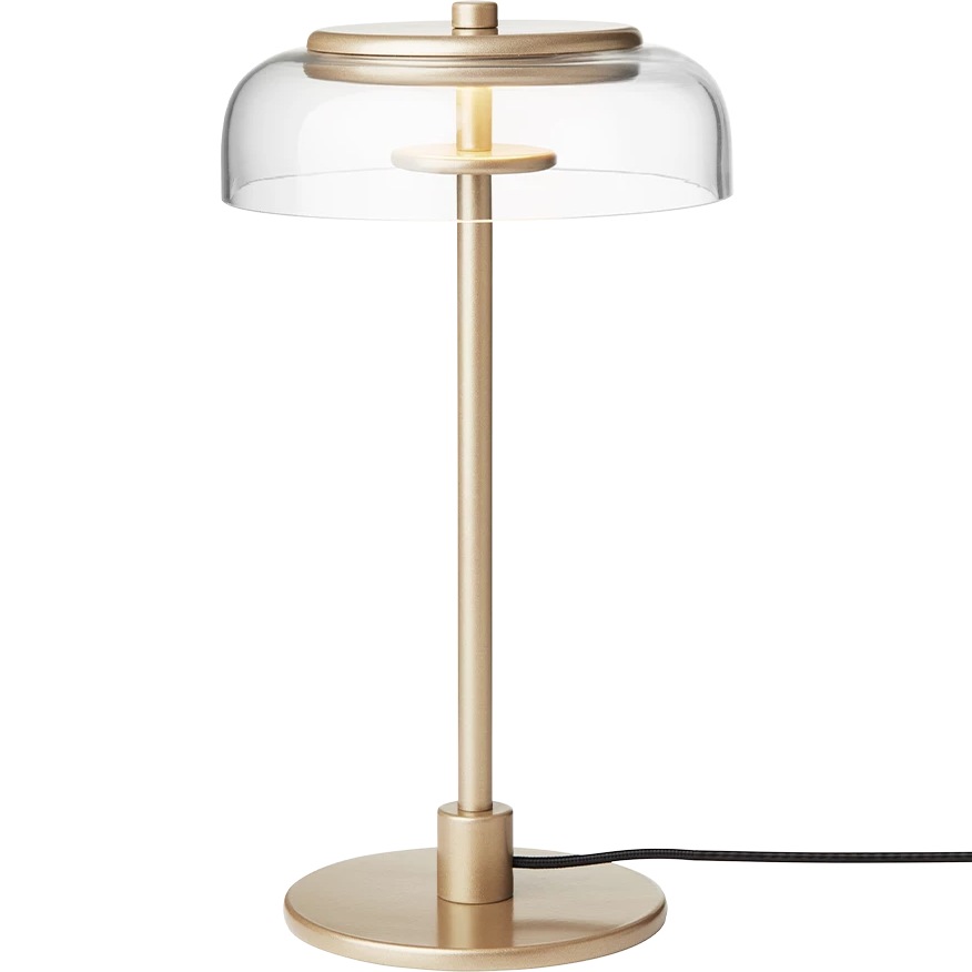 Blossi Table Lamp, Nordic Gold / Clear