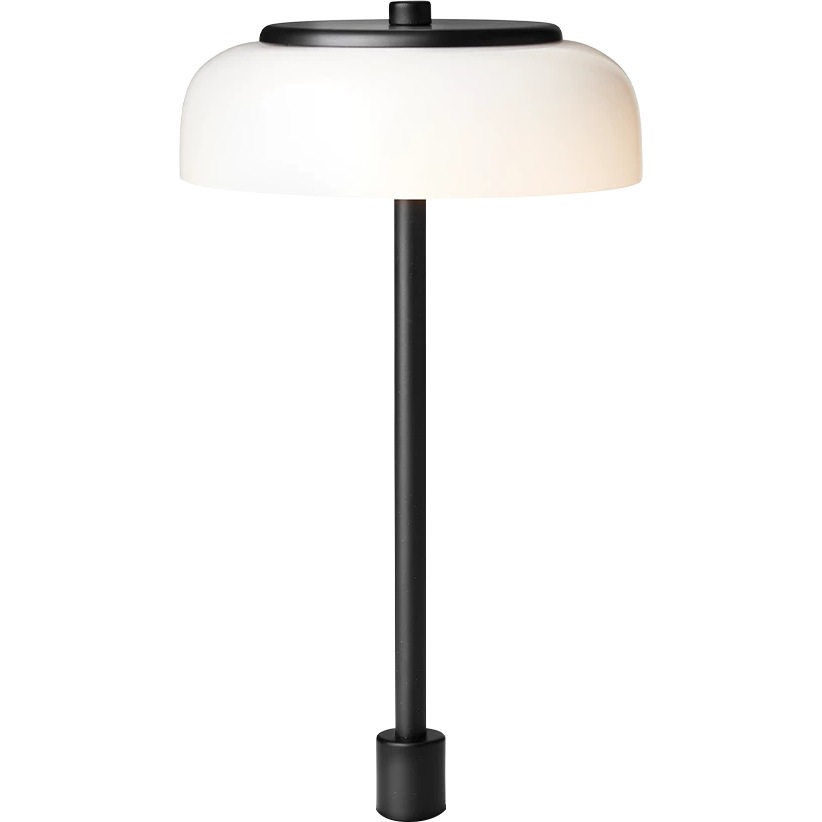 Blossi Table Lamp Integrated 170 mm, Black / Opal