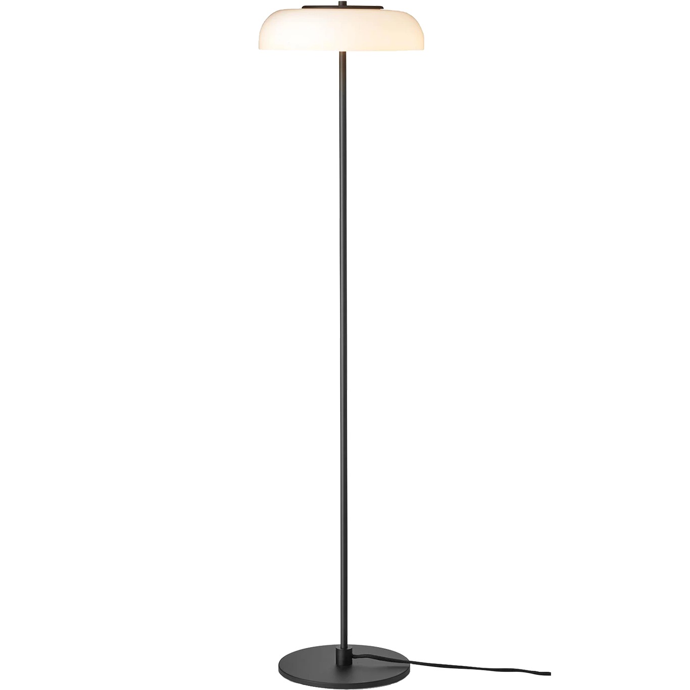 Blossi Floor Lamp, Black / Opal