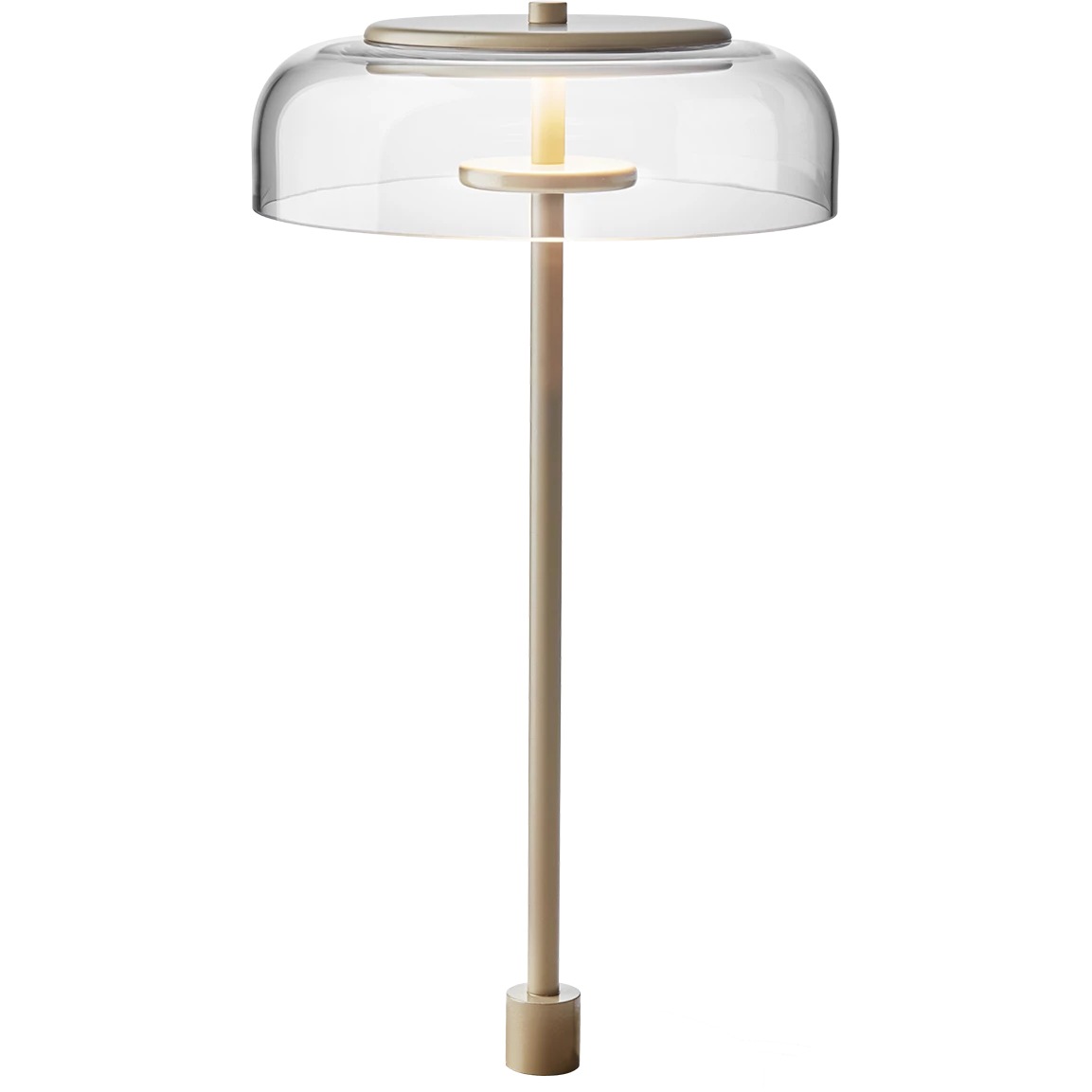 Blossi Table Lamp Integrated 230 mm, Nordic Gold / Gold
