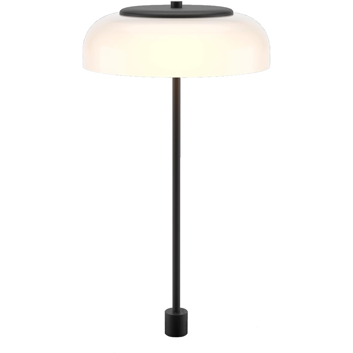 Blossi Table Lamp Integrated 230 mm, Black / Opal