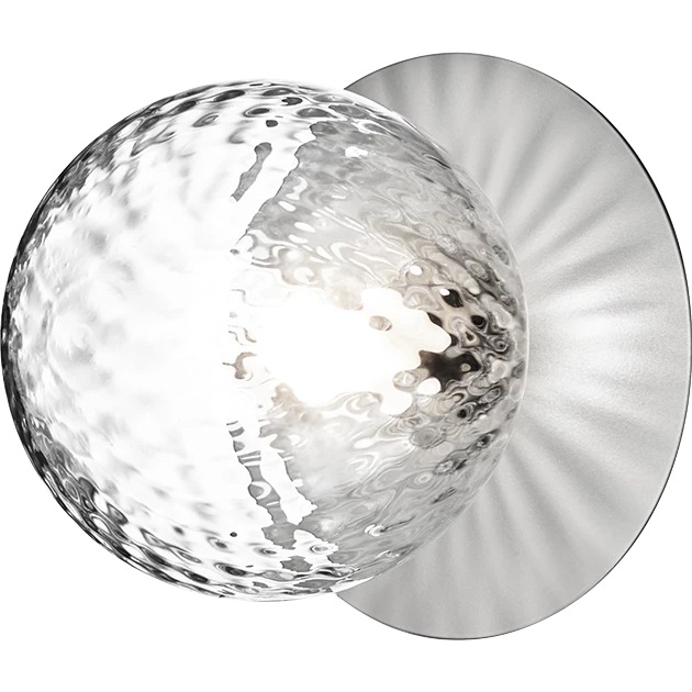 Liila 1 Wall/Ceiling Lamp 165 mm, Light Silver / Clear